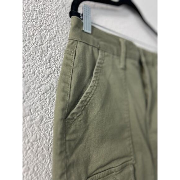 SO Juniors Army Green 6 Pocket Cargo Mini Skirt Size 13 Gorpcore Streetwear Hike - Picture 2 of 10